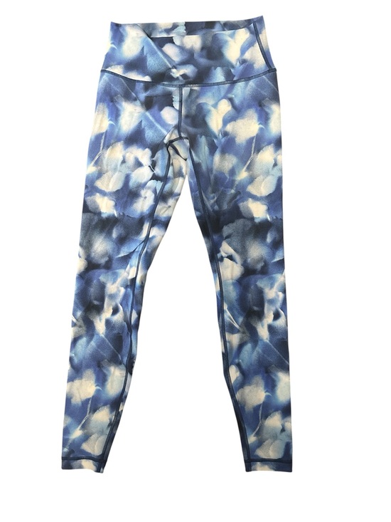 lululemon athletica Pants - Lululemon Blue and white Leggings Women’s Size: 4